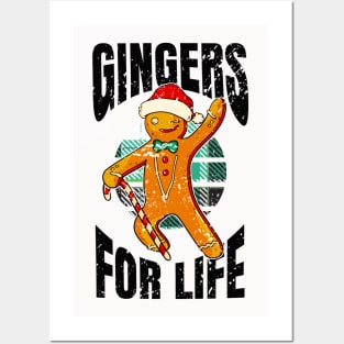 Christmas Santa Claus Gingers for life Posters and Art